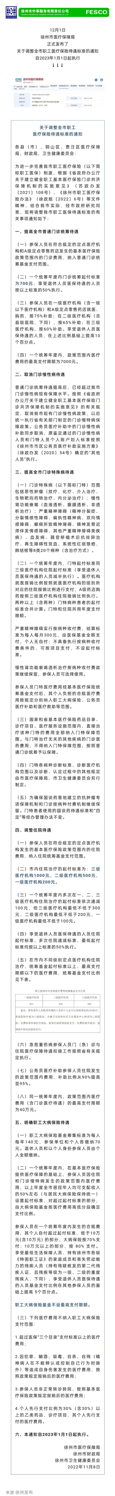 2022.12.05 事關(guān)職工醫(yī)保待遇最新政策，明年1月1日開始執(zhí)行！關(guān)注徐州外服微信公眾號(hào)，了解最新咨詢.png